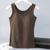 🎁Winter neuer Stil einfache einfarbige warme Weste Zwei-in-Eins-BH mit Brustpolster-(BH97)